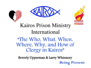 The Role of Clergy in Kairos Prison Ministry