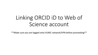 Link ORCID iD to Web of Science Account Easily
