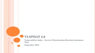 VI-SPDAT 2.0: Tool for Prioritizing Homeless Community Support