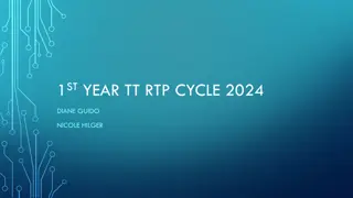 First Year Tenure Track Progress Guidelines