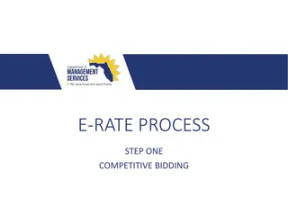Competitive Bidding in the E-Rate Process