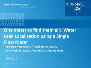 Water Leak Localization using Single Flow Meter