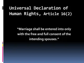 Marriage Rights and Restrictions