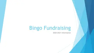 Bingo Fundraising 2020-2021 Information and Guidelines