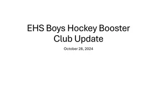 Elk River Boys Hockey Booster Club Update and Activities