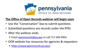 Insights on Agency Open Records Officer