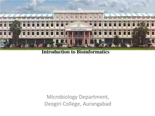 Fundamentals of Microbiology & Bioinformatics at Deogiri College, Aurangabad