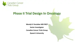 Advanced Phase II Oncology Trial Design Insights