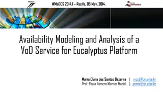 Availability Modeling and Analysis of VoD Service for Eucalyptus Platform