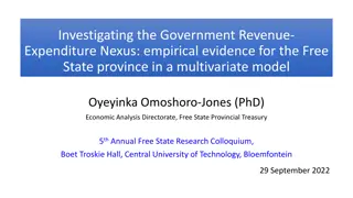Investigating Government Revenue-Expenditure Nexus in Free State Province