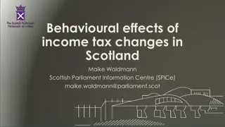 Behavioral Effects of Income Tax Changes in Scotland