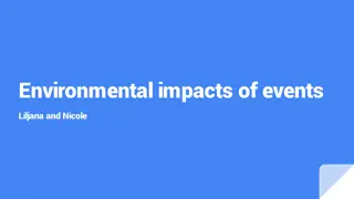 Environmental Impacts of Events: Measures and Solutions