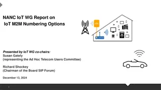 Insights into IoT Device Numbering Options and Utilization