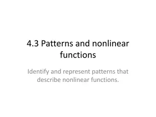 Nonlinear Functions and Patterns in Mathematics