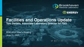 BNL Facilities and Operations Update for June 2021