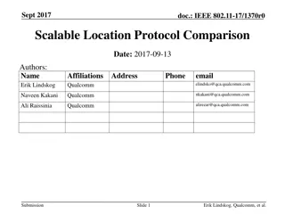 Comparison of Scalable Location Protocols in IEEE 802.11-17