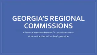 Georgia's Regional Commissions: Technical Assistance for Local Governments with American Rescue Plan Opportunities