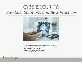 Effective Strategies for Low-Cost Cybersecurity Solutions
