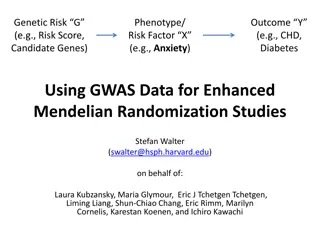 Enhanced Mendelian Randomization Studies Using Genetic Risk Scores