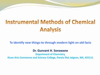 Modern Light on Analytical Chemistry Methods