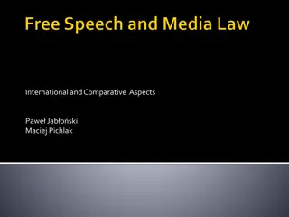 International Legal Acts on Freedom of Expression and Modern Societal Importance