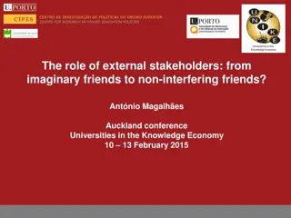 The Role of External Stakeholders in Higher Education Governance