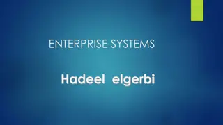 Optimizing Enterprise Systems for Efficient Logistics and Manufacturing Operations