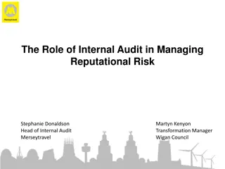Managing Reputational Risk in Internal Audit