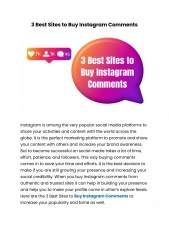 3 Best Sites to Buy Instagram Comments