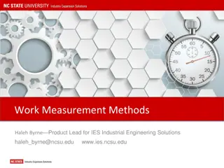 Effective Work Measurement Methods for Improved Industrial Efficiency