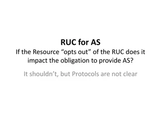 ERCOT's RUC Process for Ancillary Services