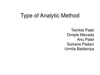 Principles of Analytical Methods for Enzyme Kinetics
