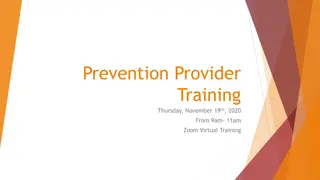 Successful Community Prevention Programs Overview