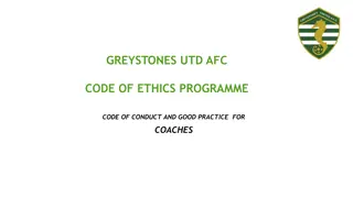 Greystones Utd AFC Code of Ethics and Coaching Philosophy
