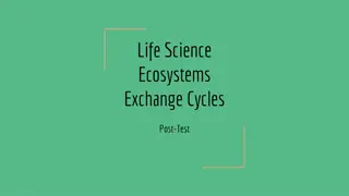 Life Science Ecosystems Exchange Cycles