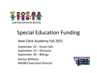 Special Education Funding Overview and Eligibility Criteria