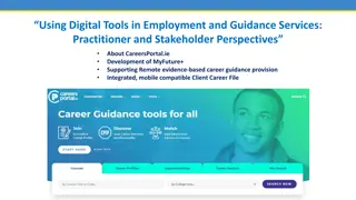 Digital Tools for Career Guidance on CareersPortal.ie - Stakeholder Insights