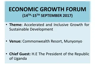 Accelerated and Inclusive Growth Forum 2017 in Uganda
