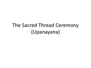 The Sacred Thread Ceremony (Upanayana) and Hindu Rites of Passage