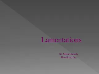 Insights into the Book of Lamentations: Historical Background, Theological Content, and Authorship