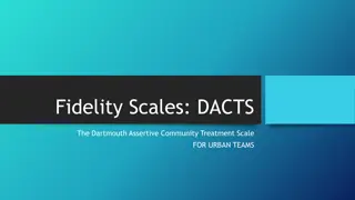 Fidelity Scales DACTS & Program Criteria for ACT Teams