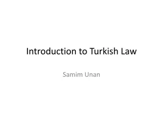 Turkish Law: History, Ottoman Empire, Decline, Wars & Migration