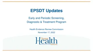EPSDT Updates and Requirements in Oregon