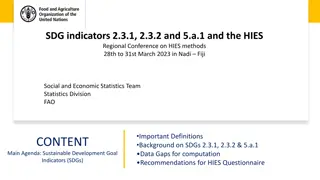 Regional Conference on SDG Indicators and HIES Methods in Fiji