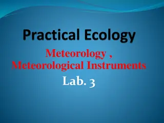 Explore Meteorology Instruments for Measuring Temperature and Humidity