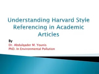Mastering Harvard Style Referencing for Academic Success