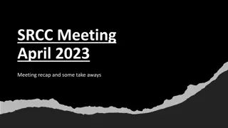 Strategic Research Communications Roadmap and Accomplishments of SRCC in 2023