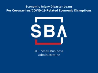 Economic Injury Disaster Loans for COVID-19 Relief