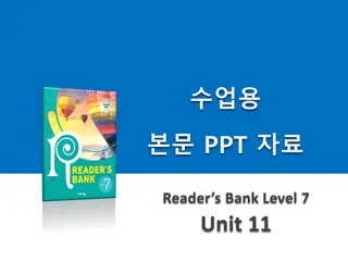 Innovative Stories from Reader's Bank Level 7 Unit 11