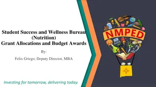 Nutrition Grant Allocations and Budget Awards Overview
